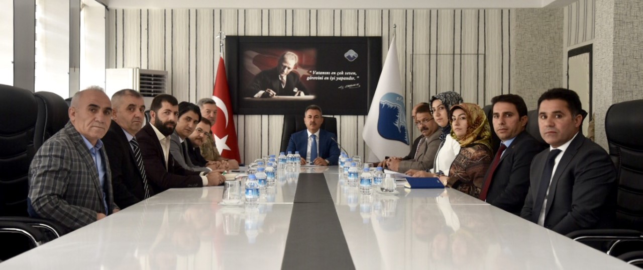 Okul Güvenliği Toplantısı Vali Elban Başkanlığında Yapıldı