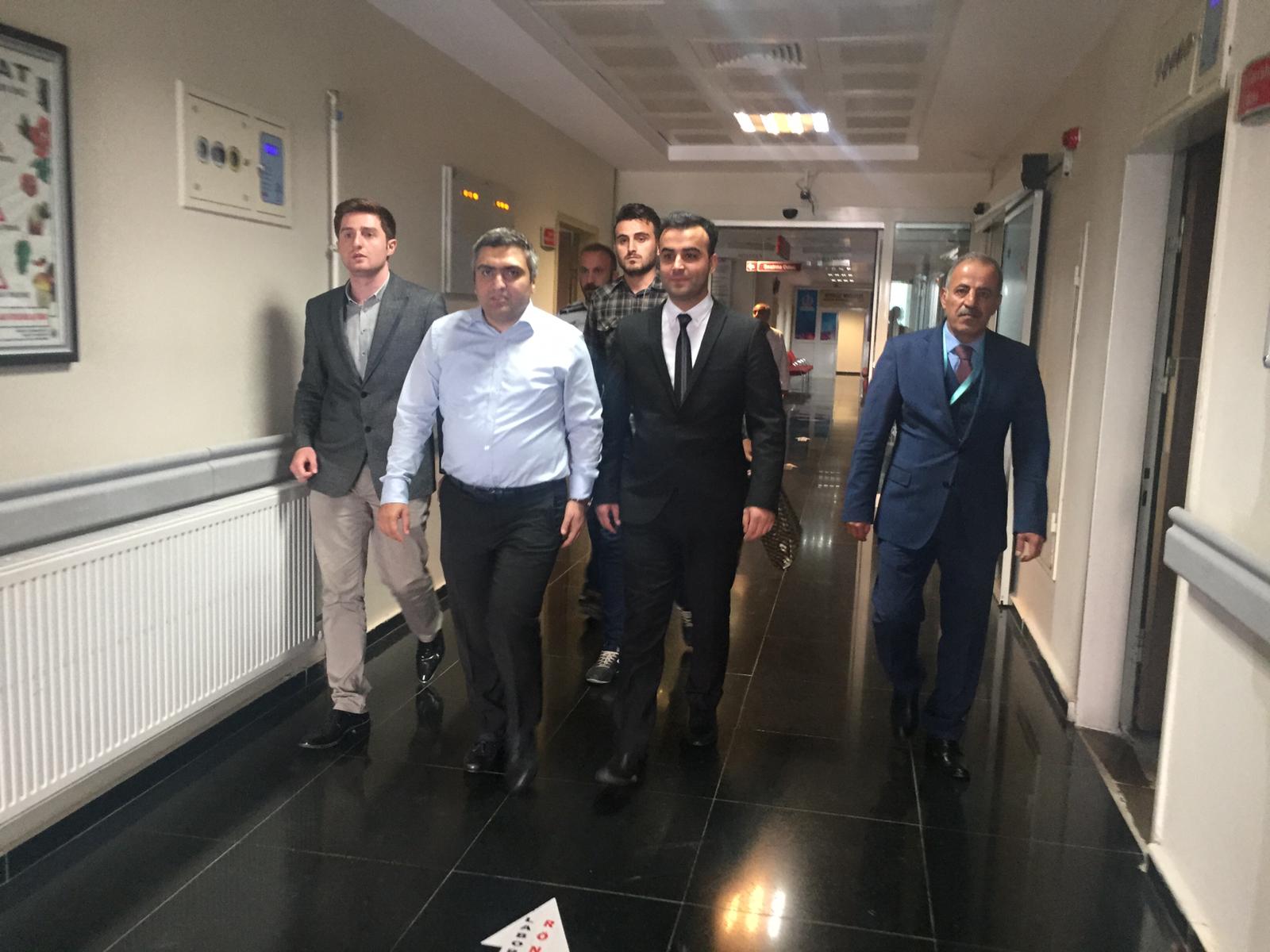 Tutak Kaymakamı Ahmet Karaaslan, Tutak İlçe Devlet Hastanesini ziyaret etti