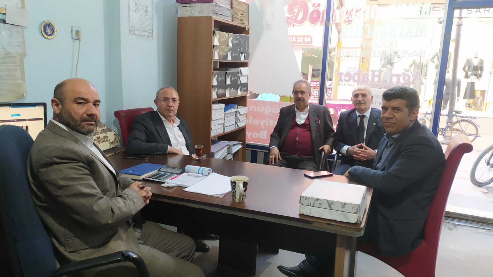 AK Parti İl Başkanı Halil Özyolcu’dan, Gazetemiz Sahibi Murat Hançer’e Geçmiş Olsun Ziyareti
