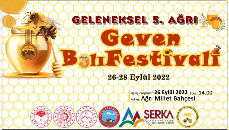 Geleneksel 5. Ağrı Geven Balı Festivali” bu yıl 26-28 Eylül Tarihlerinde Yapılacak
