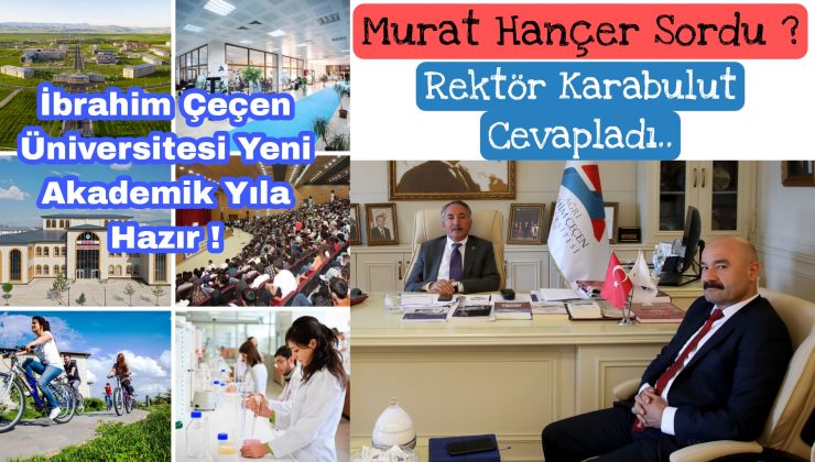 Murat Hançer’den Yeni Akademik Yıl Dolayısıyla Rektör Karabulut’a Ziyaret
