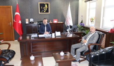 Murat Hançer’den Ağrı Aile ve Sosyal Hizmetler İl Müdürü Orhan Bayrak’a Ziyaret