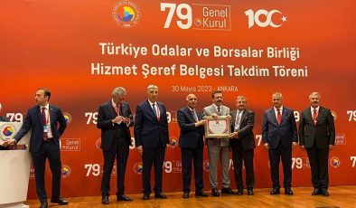 Saim ALPARSLAN Türkiye odalar ve Borsalar Birliği (TOBB) 79. Genel Kuruluna katılım sağladılar.