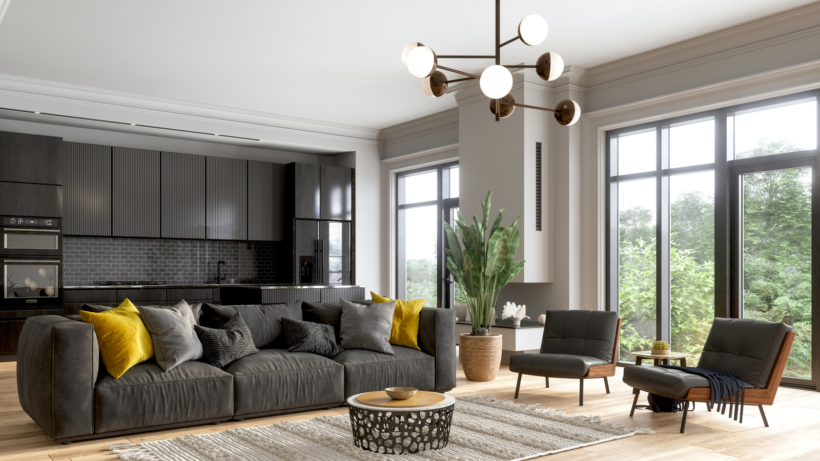 Düz ve tonozlu tavanlar için kolay bir DIY ile modern avize trendini ele alalım