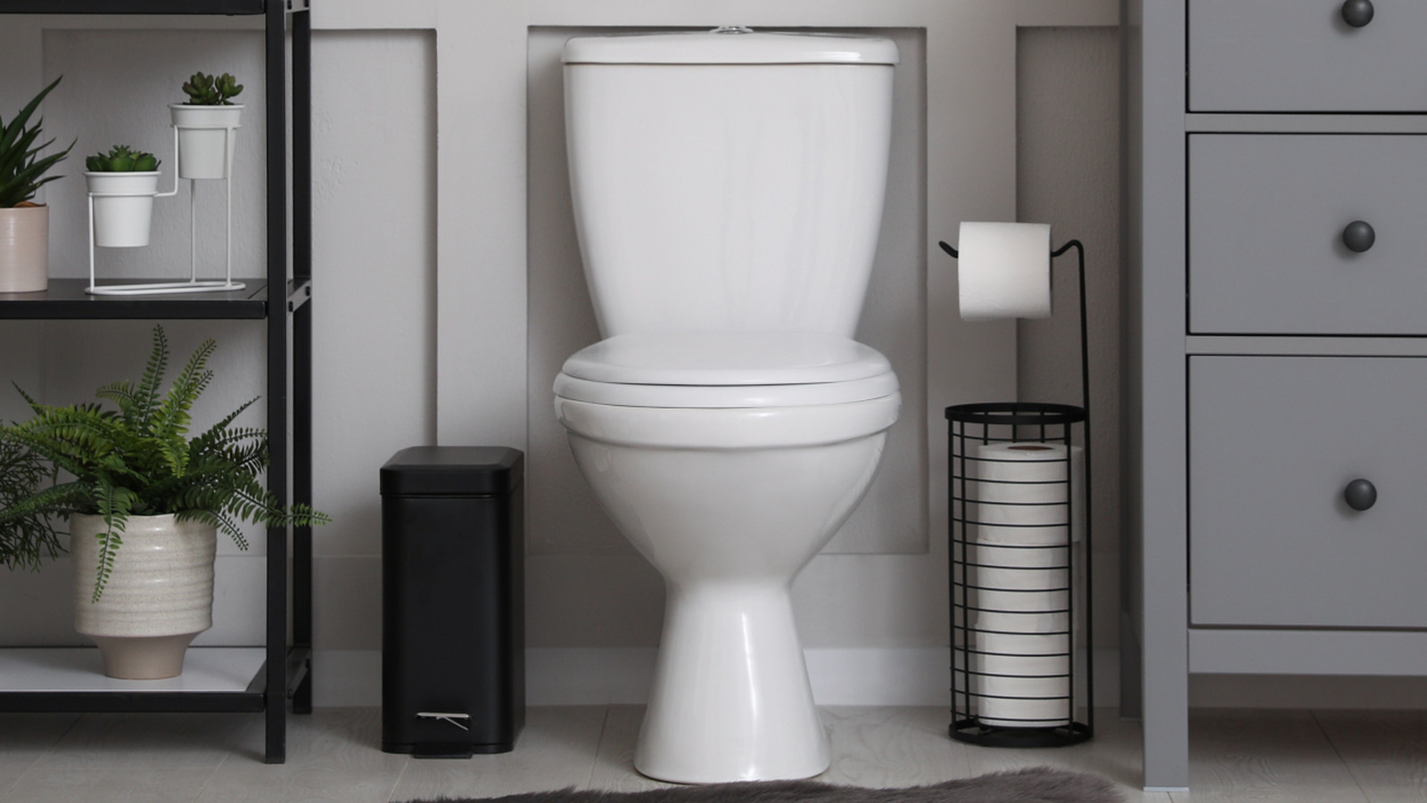 Tuvalet asasını yerden almak için akıllı temiz banyo hack