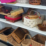 Tutulmuş sepetler gıcırtılı temizlenebilen ortak mutfak eşyaları