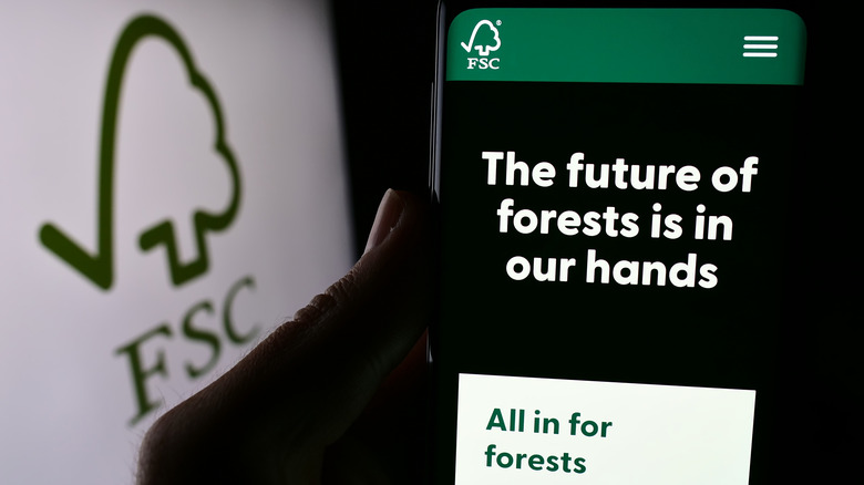 Orman Yönetim Konseyi'nin mobil web sitesi