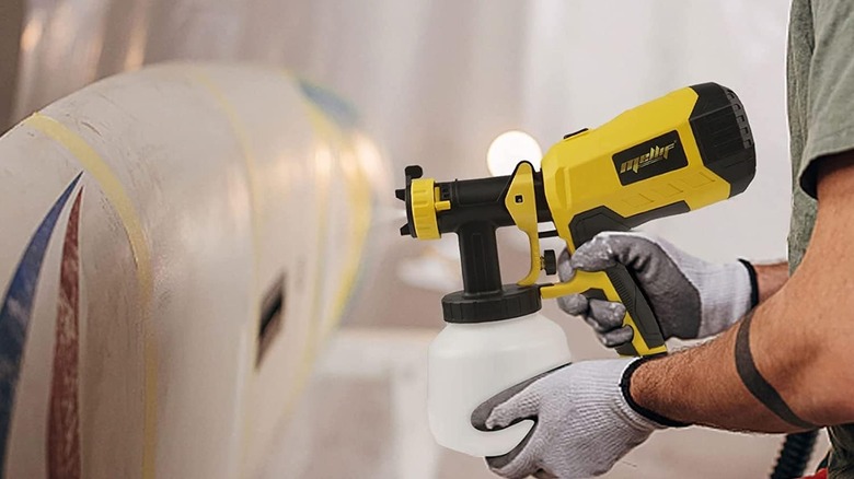 Dewalt 20V pillerle çalışan popüler, düşük maliyetli Mellif püskürtme tabancası