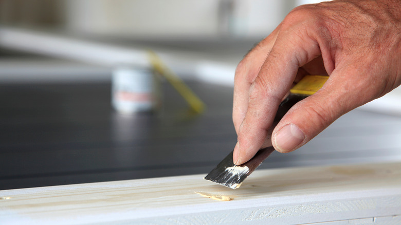 Ahşap Tezgahı Ahşap Dolgu ile Onarma