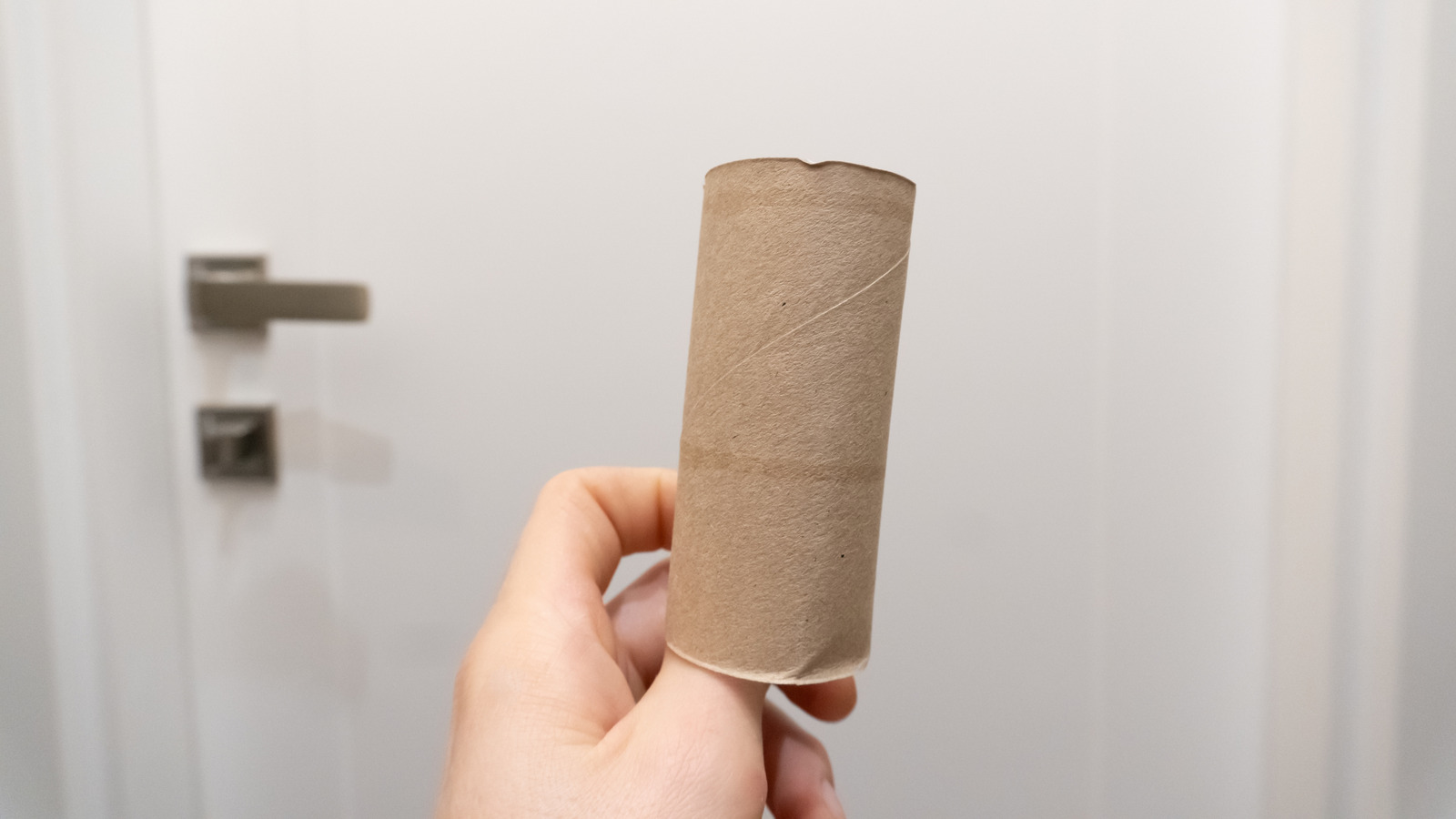 Eski tuvalet kağıdı ruloları, ev dekorasyonu için rustik katmanlı bir vazo için DIY için tasarruf edin