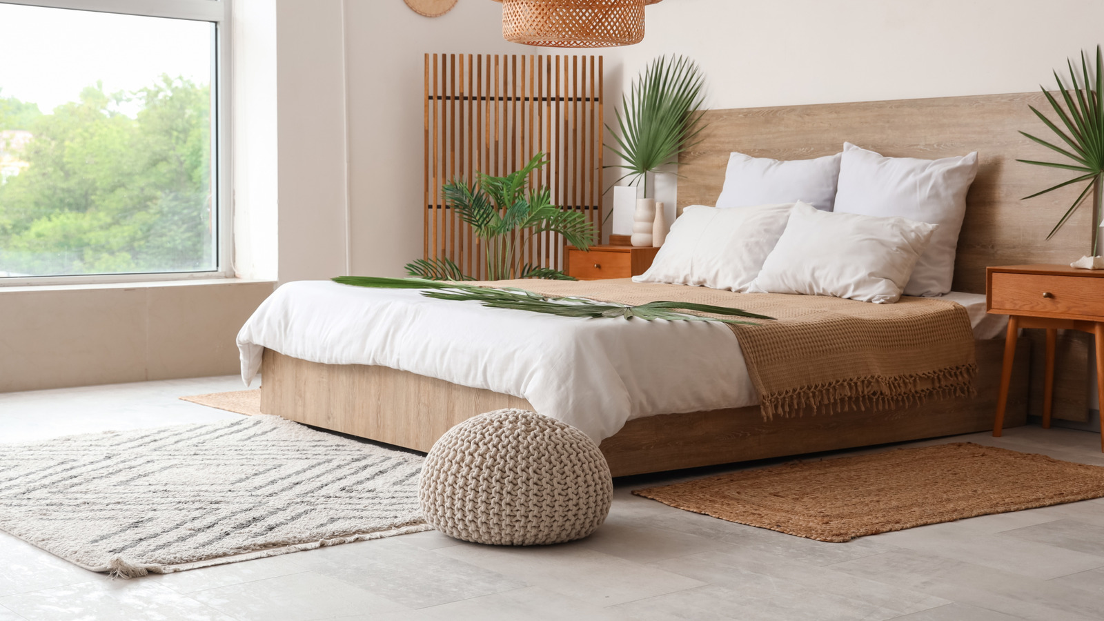 Ekstra depolama için yerleştirilmemiş bir POUF kullanmanın akıllı yolu