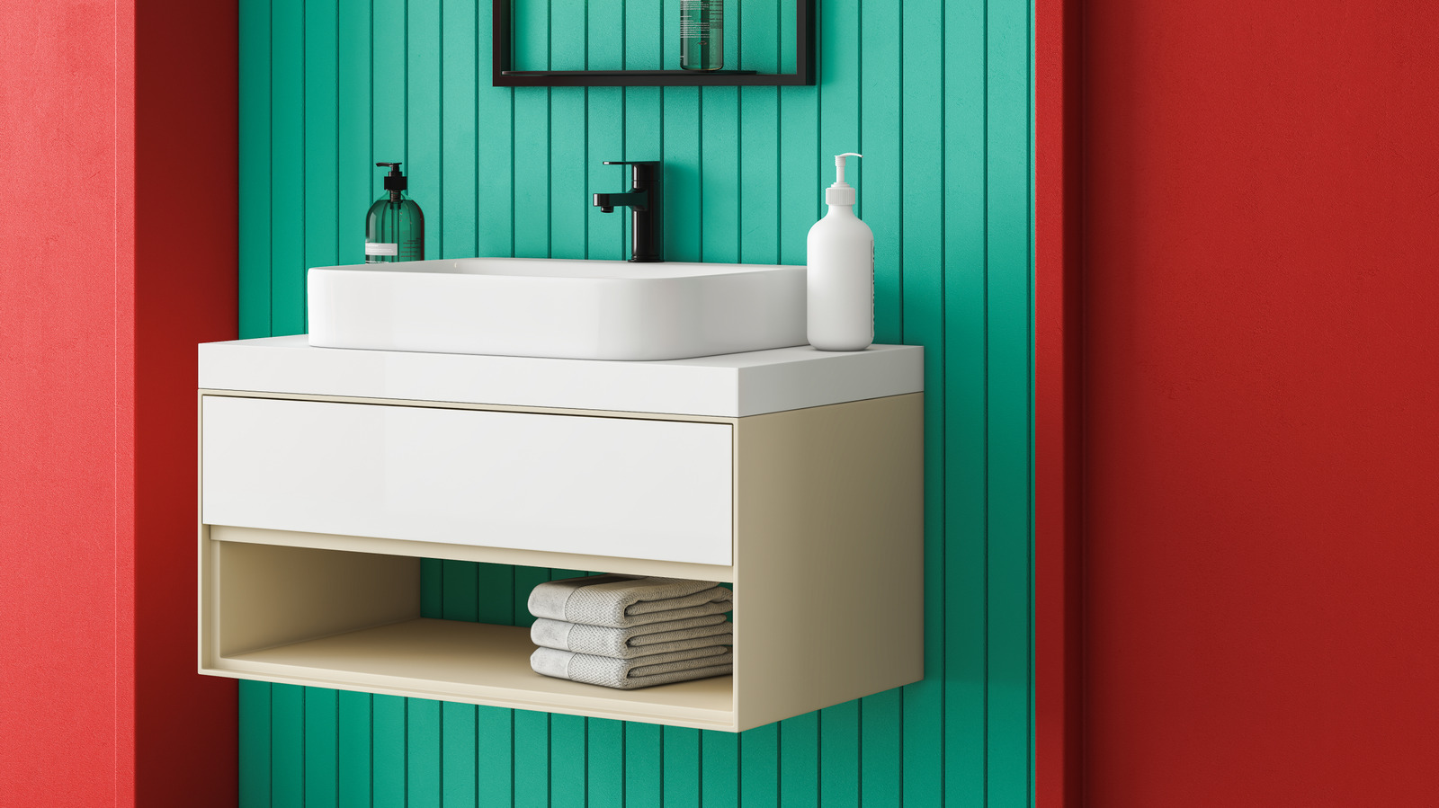 Bir banyo tasarlarken hatırlanması gereken önemli renk kuralı