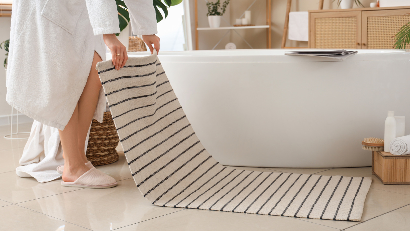 Banyo Mat Uzmanlarının neredeyse bir kalıp mıknatıs olduğunu söylüyor