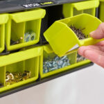 Ryobi, küçük bitler ve aletler düzenlemek için mükemmel bir çözüme sahiptir.