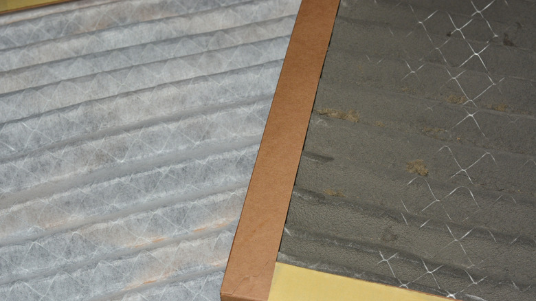 İki fırın filtresi yan yana