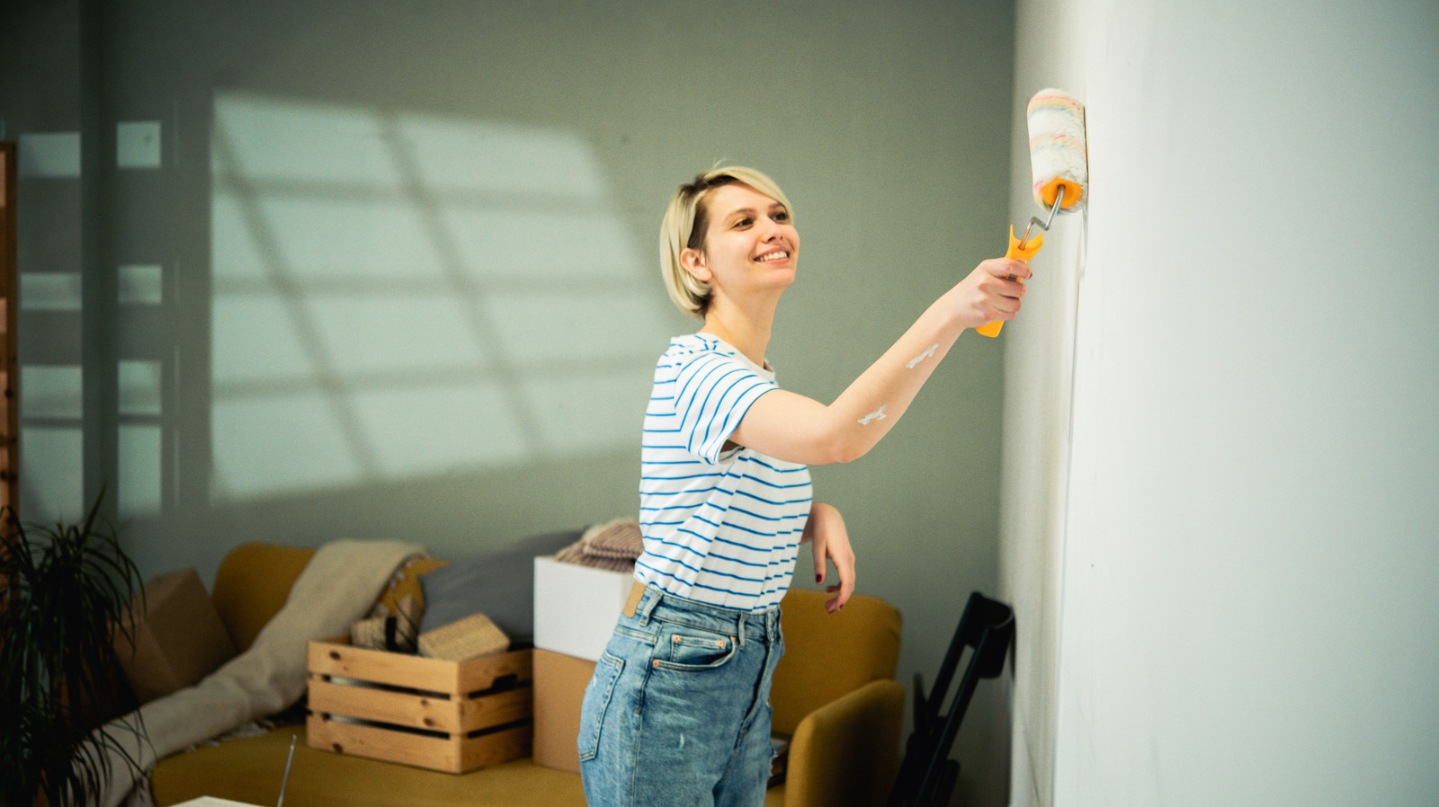 Küçük bir odayı sıkışık hissettiren renkli sırılsıklam hatalar