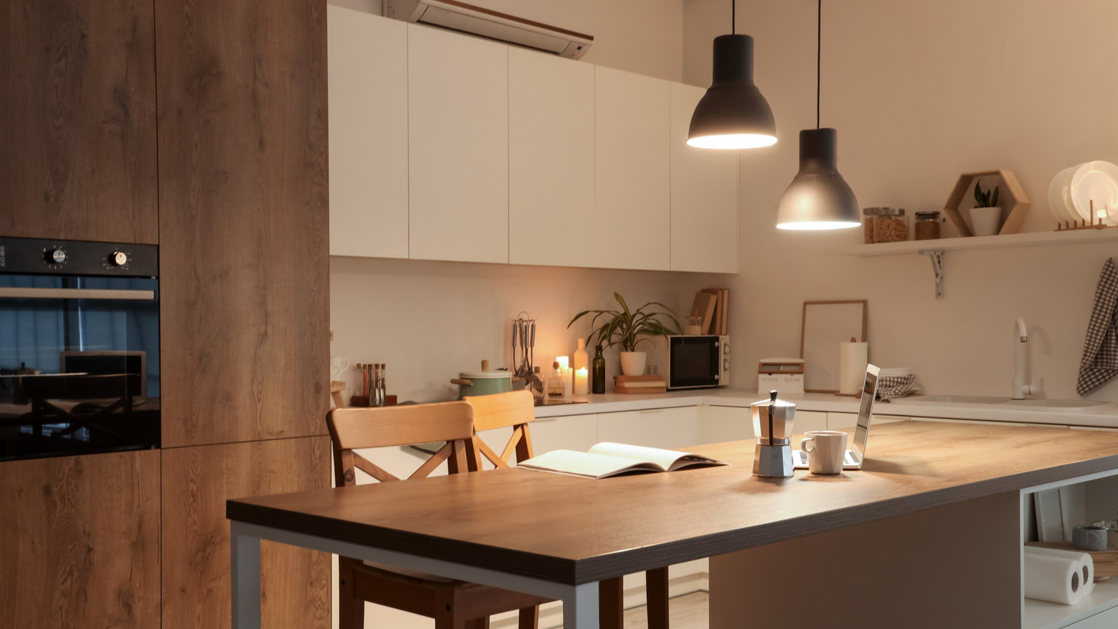 Herhangi bir mutfağa kontrast getirmek için zahmetsiz bir numara