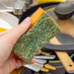 Bunun yerine bir zincir posta süngeri için temel, kirli süngerlerinizi atın