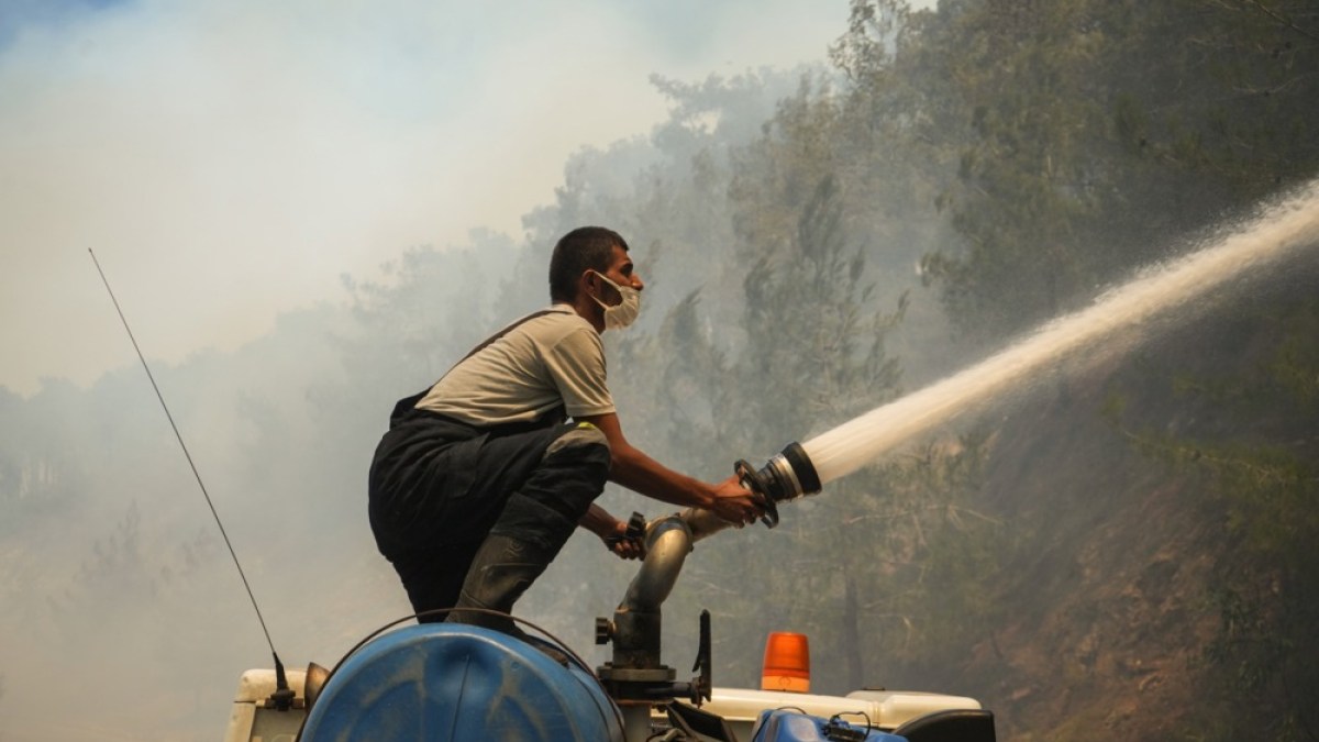 Heatwave kötüleştikçe Akdeniz boyunca orman yangınları patlar