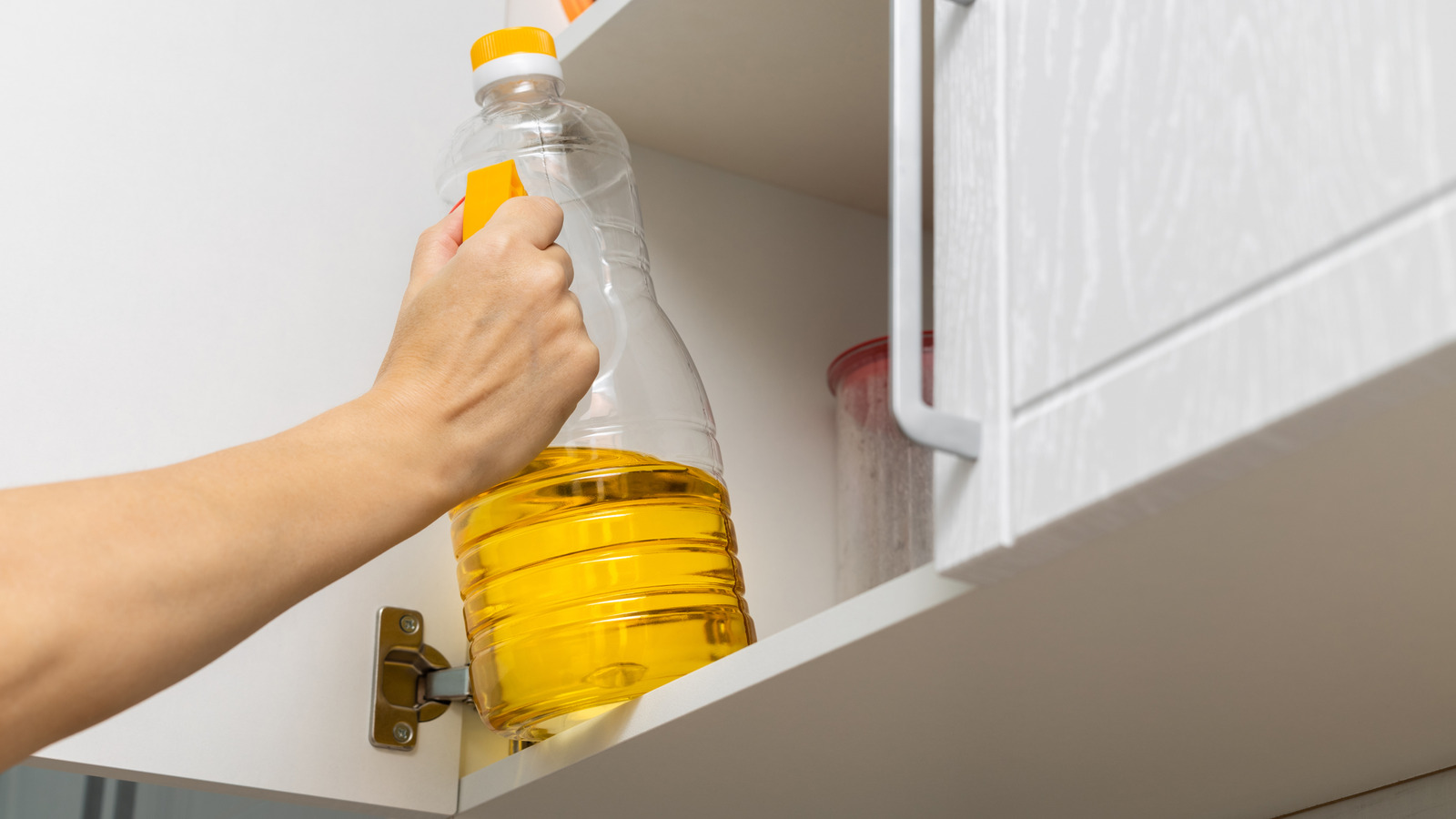 Bu yenilikçi mutfak depolama seçeneği, erişilebilir tutarken yemek yağını gizler