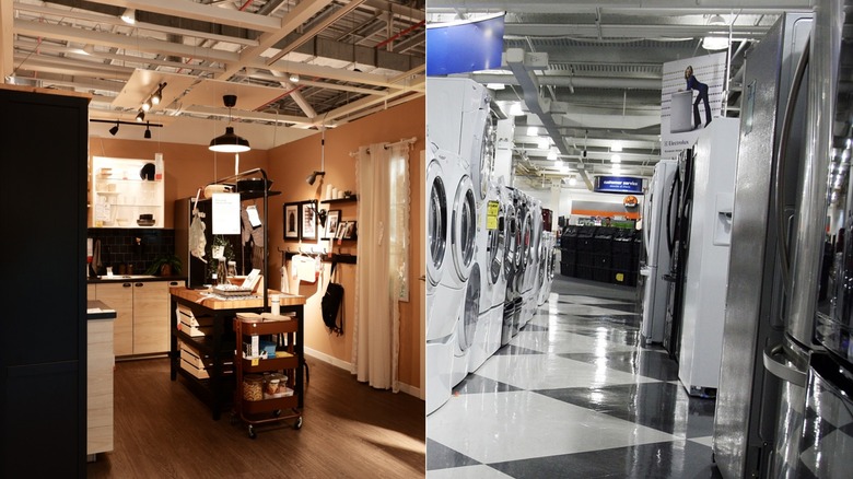 IKEA Mutfak Ekran Best Buy Aletler Ekran ile Bölünmüş