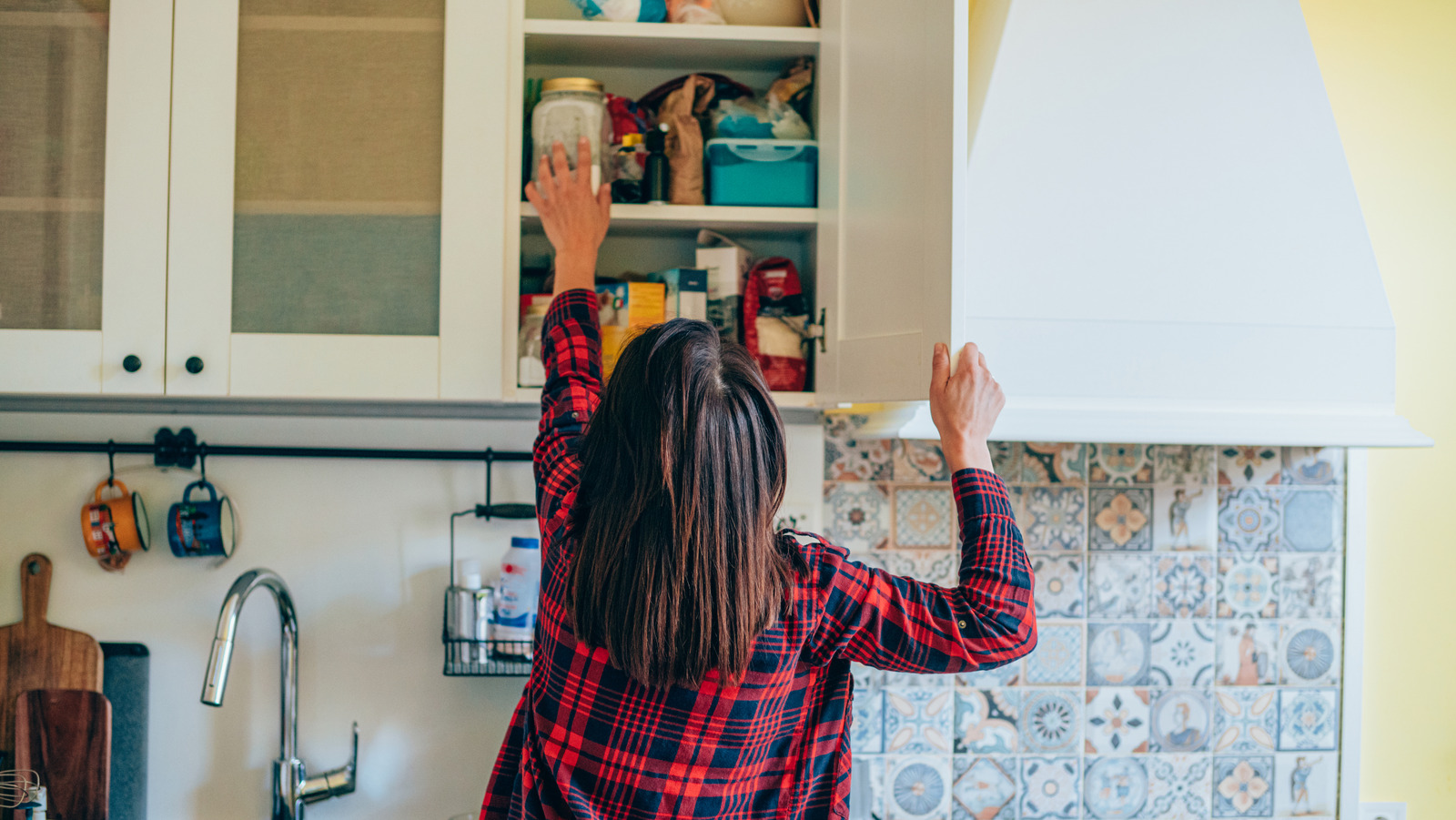 Mutfak dolabı kapılarını depolama altına dönüştüren akıllı dolar ağacı hack