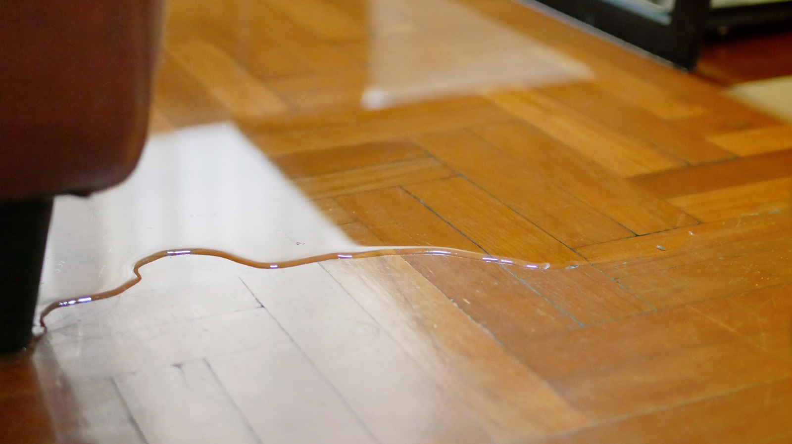 DIY İki mutfak esasla ahşap zeminleriniz için bir su lekesi çıkarıcı