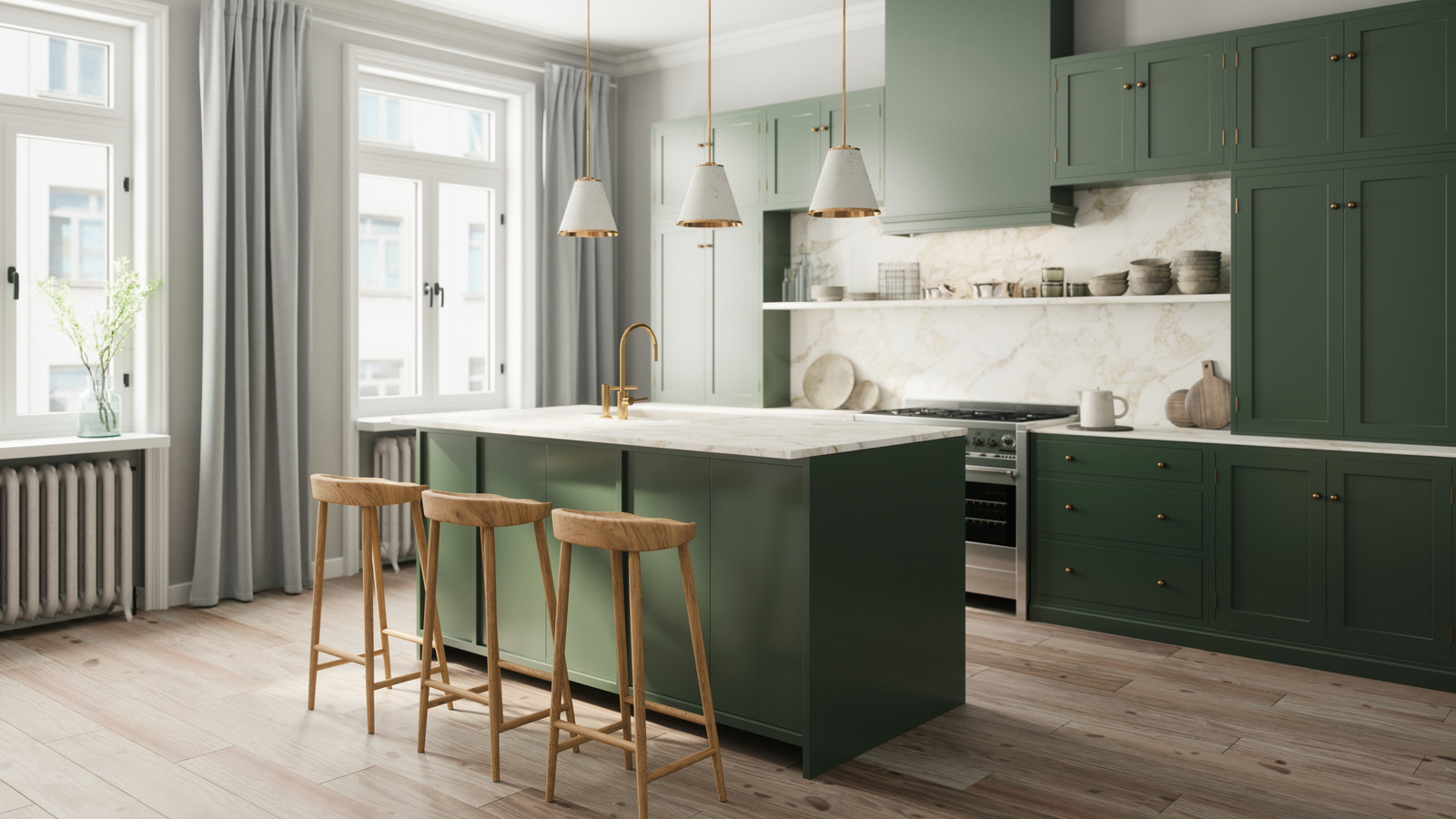 Daha benzersiz olan tek bir alternatifle fayans backsplashes'e veda edin