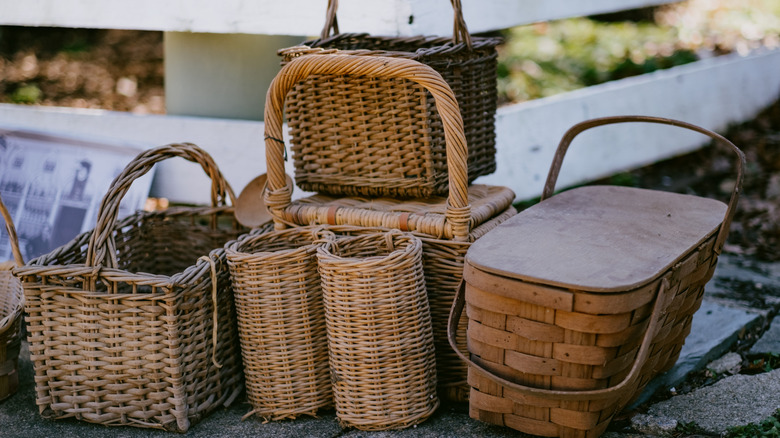 Satılık vintage sepetler
