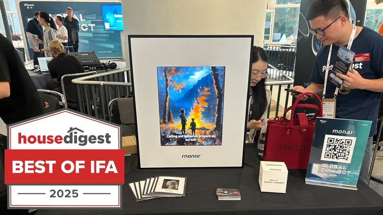 Monar Canvas Hoparlör Masa Ekranı IFA 2025'te House Digest'in En İyi IFA Rozeti ile