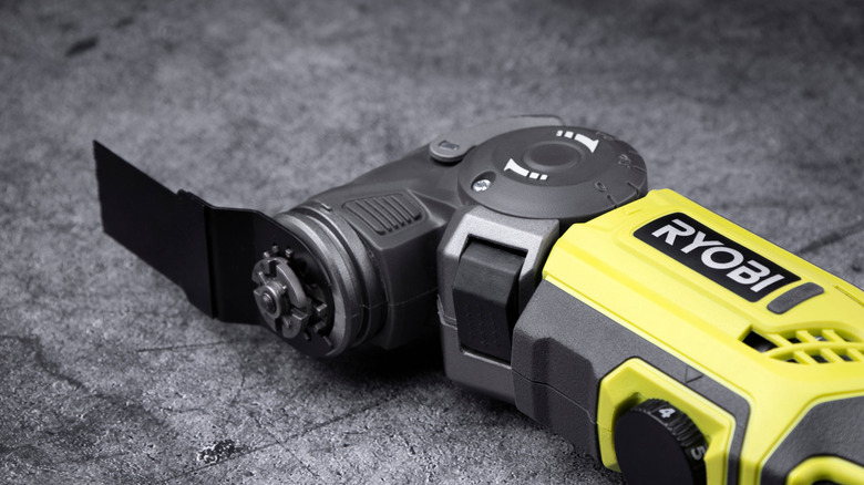 Bir Ryobi aracının closeup