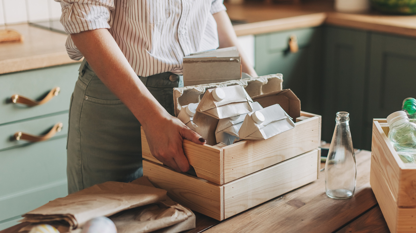 Dolar ağacı ürünlerini kolay bir DIY ile mükemmel mutfak depolama caddy'ye dönüştürün