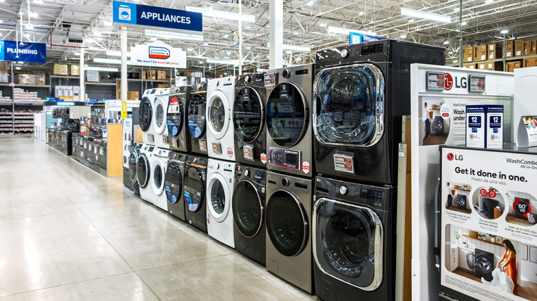 Lowe'nin Çamaşır Makineleri ile Cihaz Bölümü