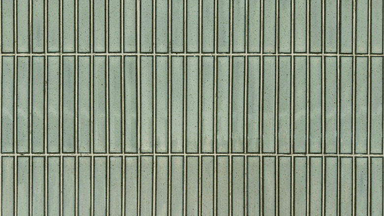 Yeşil harç ile yeşil karo