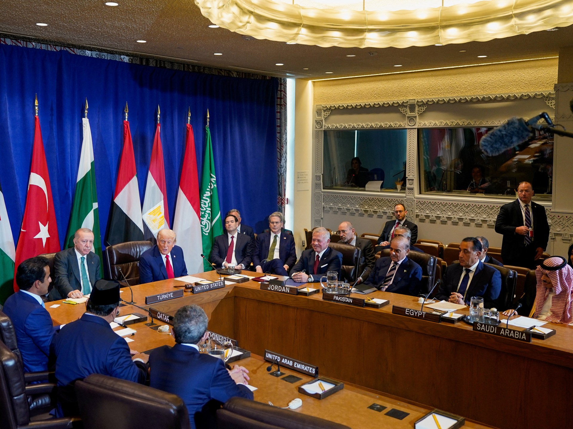 Erdoğan, Trump'ın Arap ile görüşmesi, Gazze'deki Müslüman liderlerin 'verimli' olduğunu söyledi.