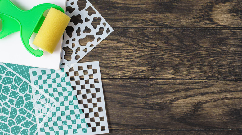 Köpük uygulama rulolu şablon setleri