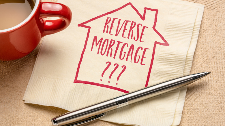 Ters ipotekli peçete??? üzerinde yazılı