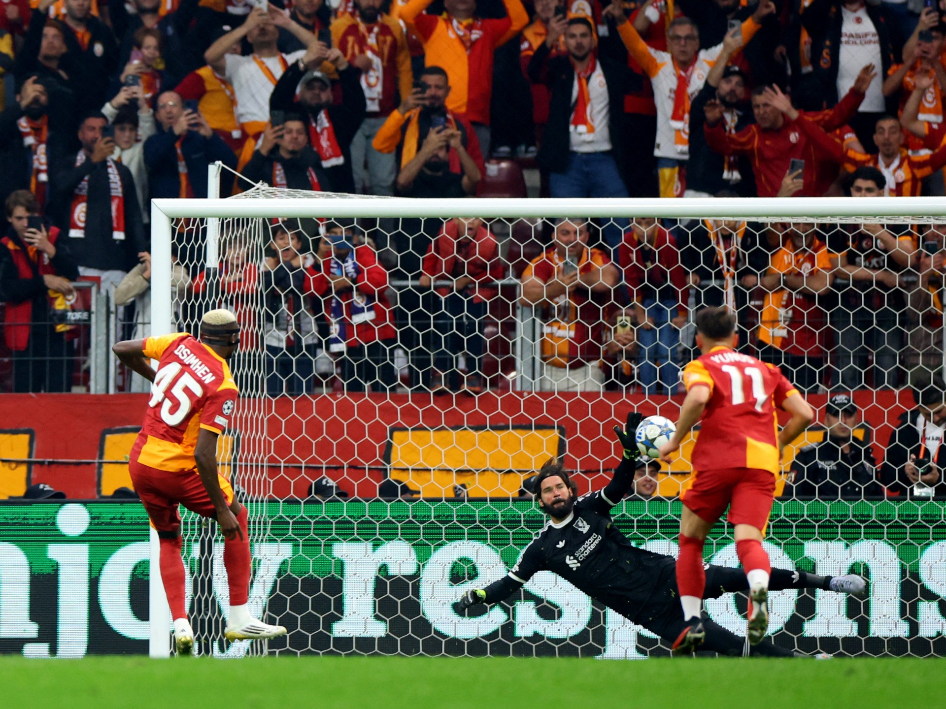 Galatasaray, Liverpool'u 1-0 yendi Şampiyonlar Ligi Çatışması