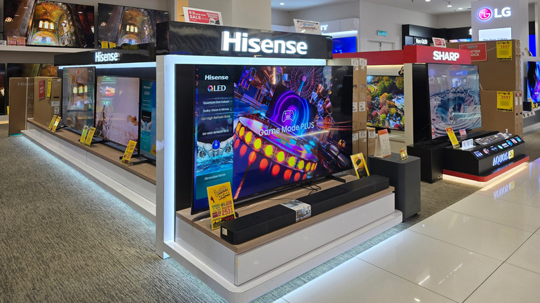 Hisense televizyon ekranı
