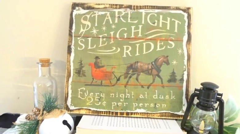 DIY tatil ahşap işareti