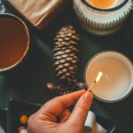 Bir Dolar Ağacı Camını Kendin Yap ile Kardan Adam Şapkası Mumluğuna Dönüştürün