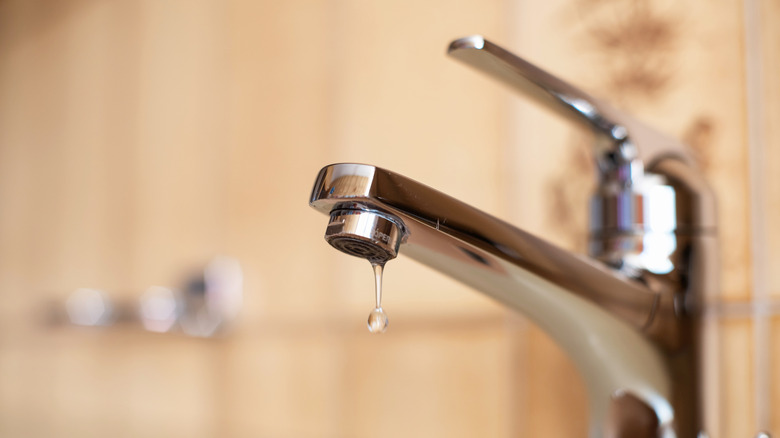 Damlayan su ile dokunun