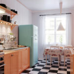 Şık Bir Depolama Çözümü Olarak İkiye Katlanan Eski Tip Mutfak Temeli