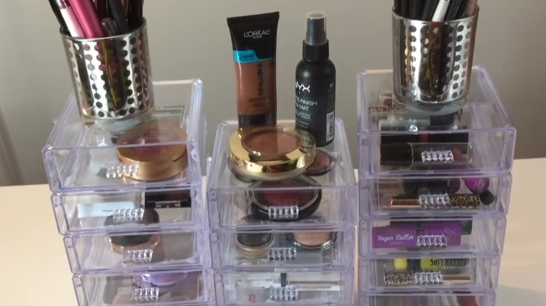 dolar ağacı çekmeceli makyaj organizatörü