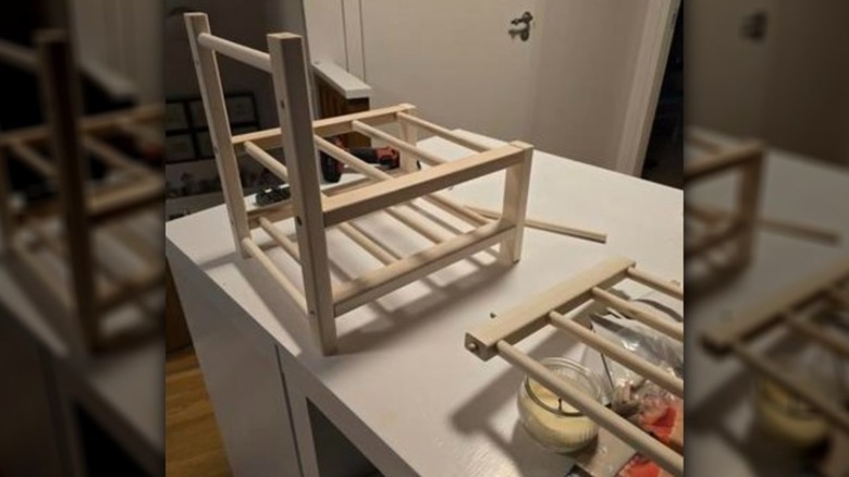 Tezgahın bölümlerinin masa üzerinde oluşturulması