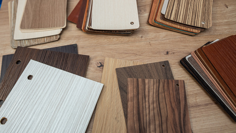 farklı ahşap baskı laminat parke örnekleri