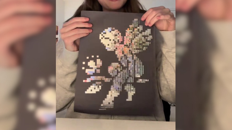 DIY disko çıkartması duvar sanatı