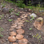 Gerçekten Uzun Ömürlü, Dayanıklı Bahçe Yolları İçin Kullanabileceğiniz 8 Ağaç Kütüğü Malzemesi