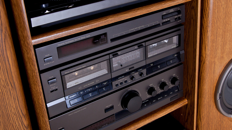 Vintage hi-fi ses sistemi