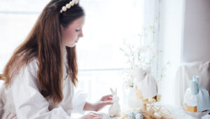 Biraz Ustalık Gerektiren Vintage Esintili Paskalya Çelengi